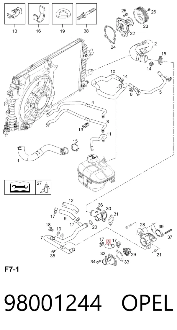  98001244 Opel