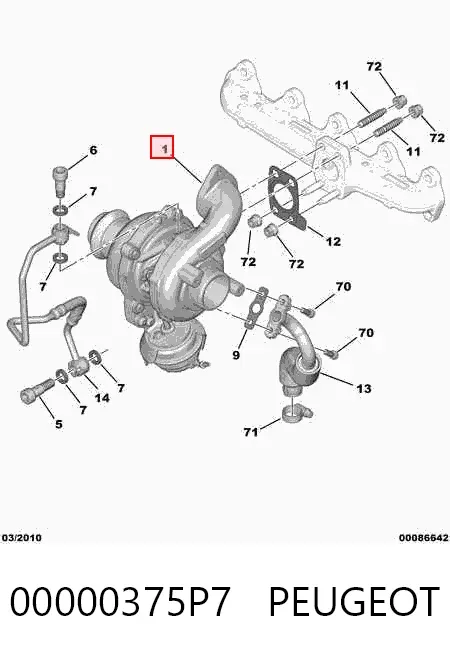 Turbina 00000375P7 Peugeot/Citroen