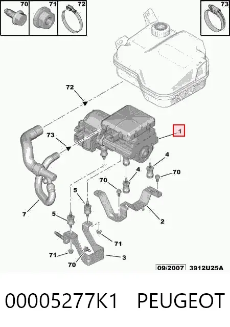  00005277K1 Peugeot/Citroen