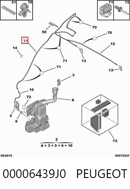  00006439J0 Peugeot/Citroen