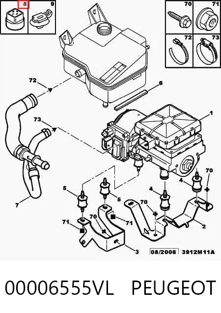 Relê de ventilador Citroen C3 II