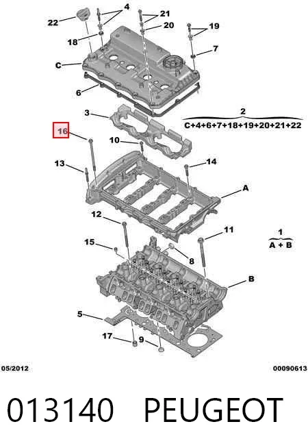 Sensor dianteiro de ABS 013140 Peugeot/Citroen
