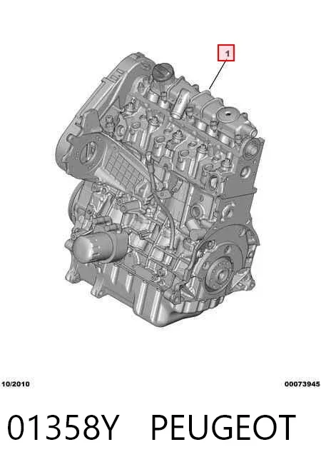 Motor montado 01358Y Peugeot/Citroen