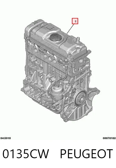 Motor montado 0135CW Peugeot/Citroen