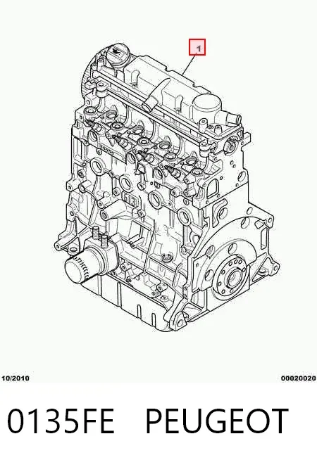 Motor montado 0135FE Peugeot/Citroen