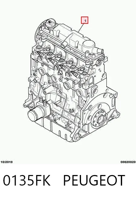 Motor montado 0135FK Peugeot/Citroen