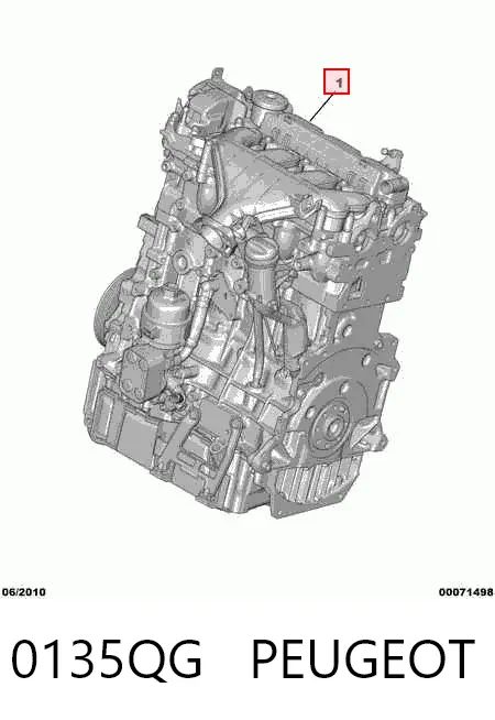 Motor montado 0135QG Peugeot/Citroen