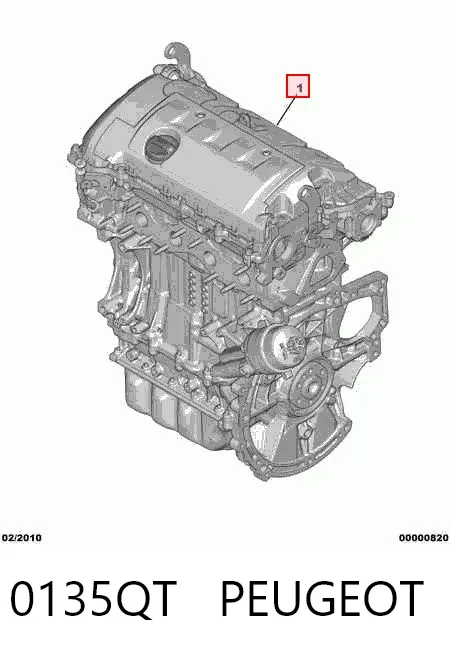 Motor montado 0135QT Peugeot/Citroen