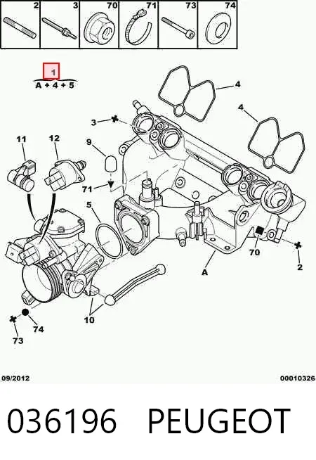  036196 Peugeot/Citroen