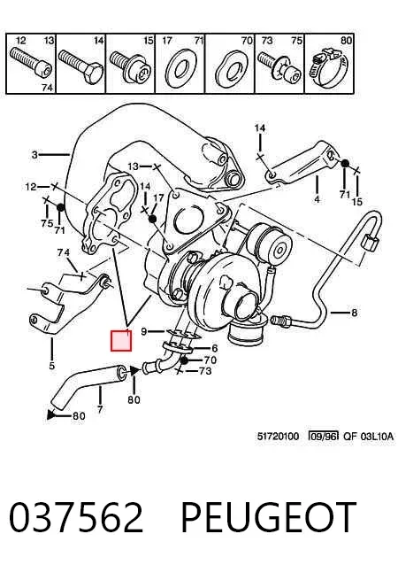 Turbina 037562 Peugeot/Citroen