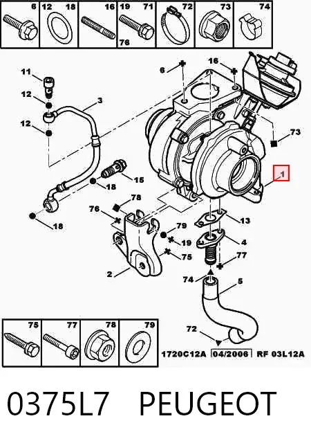 Turbina 0375L7 Peugeot/Citroen