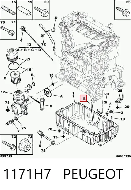  1171H7 Peugeot/Citroen