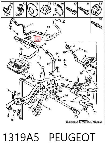  1319A5 Peugeot/Citroen