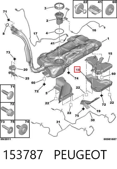  153787 Peugeot/Citroen