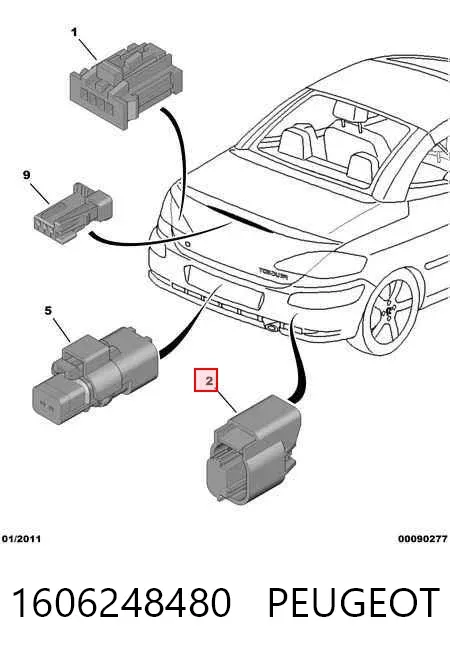 Conector universal 1606248480 Peugeot/Citroen