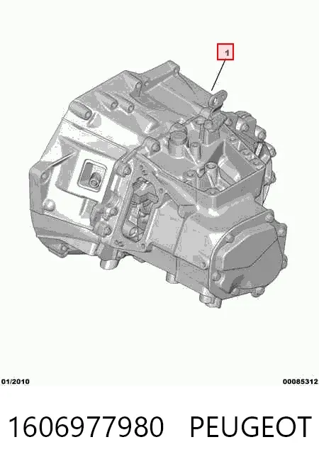 Caixa Automática de Mudança montada 1606977980 Peugeot/Citroen