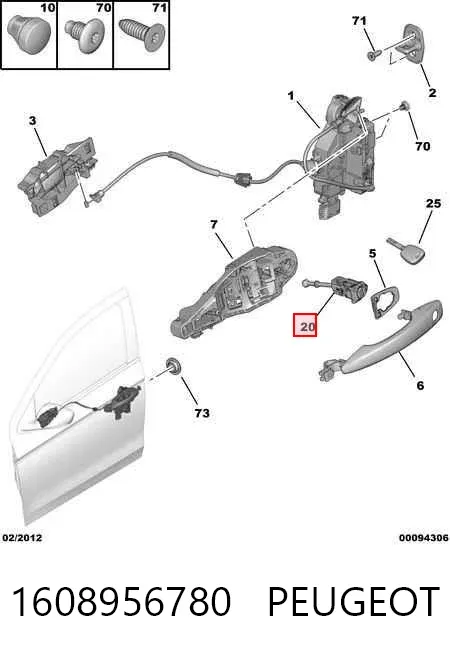  1608956780 Peugeot/Citroen