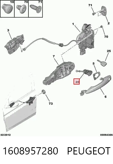  1608957280 Peugeot/Citroen
