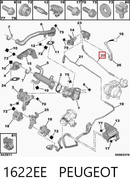  1622EE Peugeot/Citroen