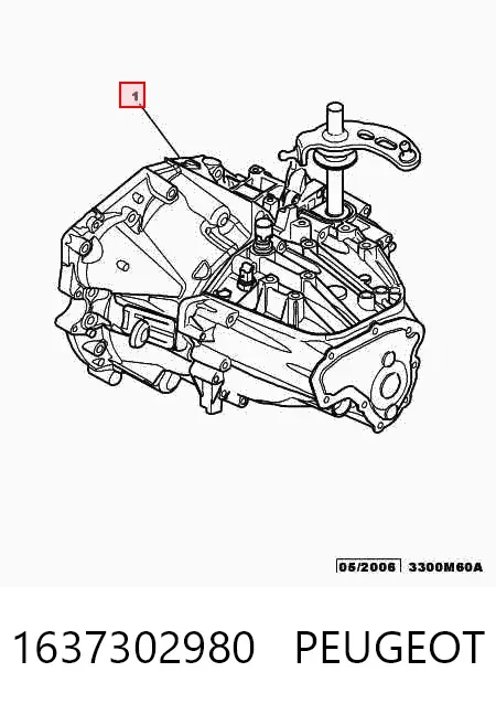 Caixa de Mudança montada (caixa mecânica de velocidades) Peugeot 306 7A