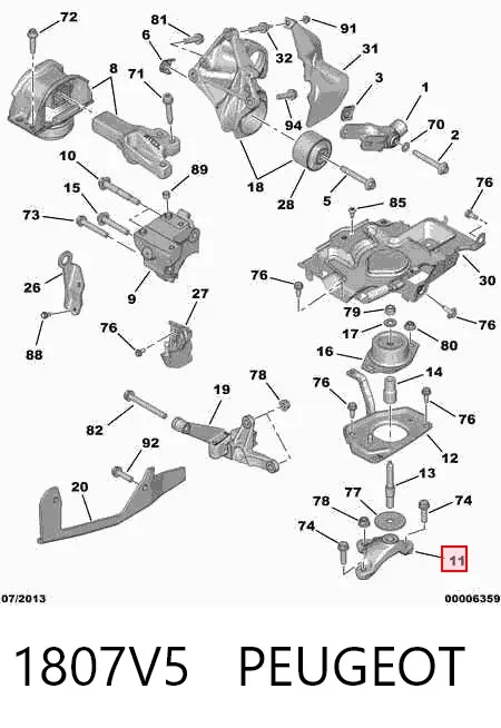  1807V5 Peugeot/Citroen