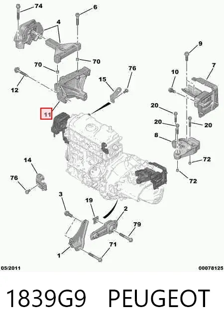  1839G9 Peugeot/Citroen