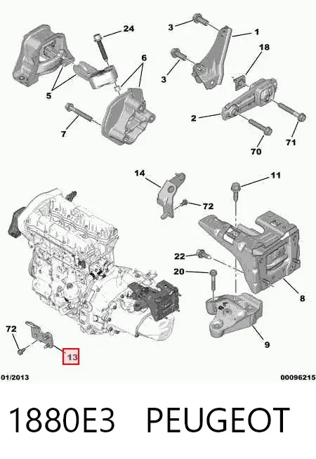  1880E3 Peugeot/Citroen