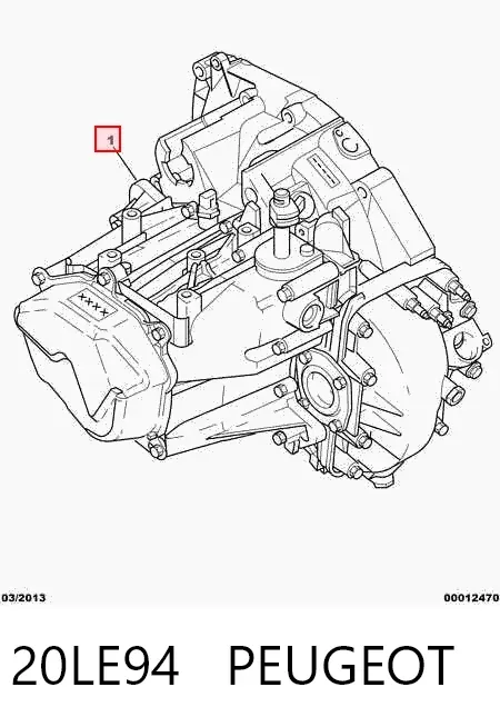 Caixa de Mudança montada (caixa mecânica de velocidades) Citroen C5 I