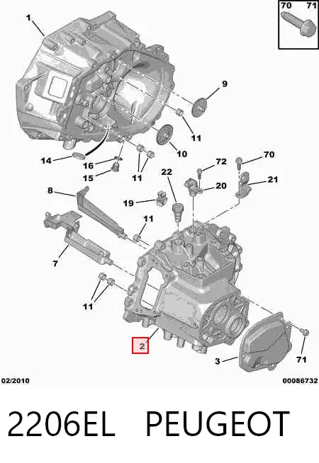  2206EL Peugeot/Citroen