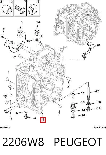  2206W8 Peugeot/Citroen