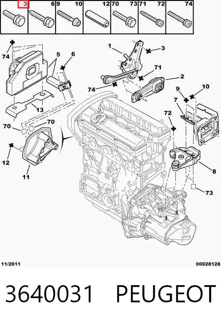  3640031 Peugeot/Citroen