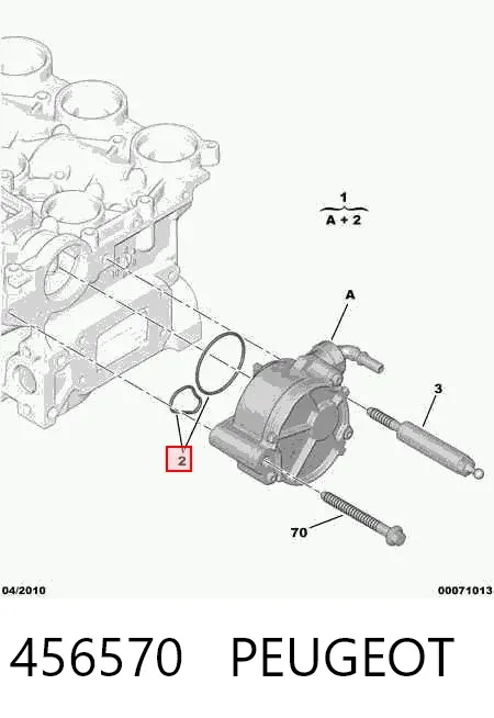 Bomba a vácuo 456570 Peugeot/Citroen