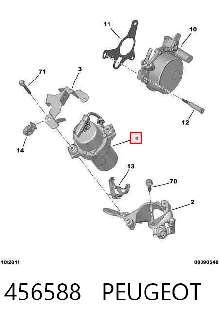 Bomba a vácuo 456588 Peugeot/Citroen
