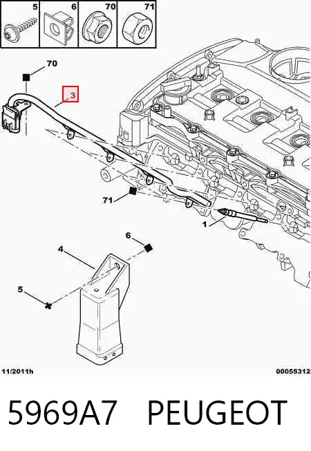  5969A7 Peugeot/Citroen