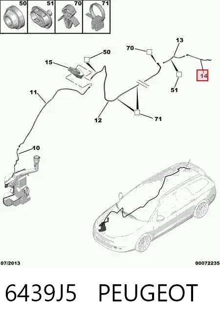  6439J5 Peugeot/Citroen