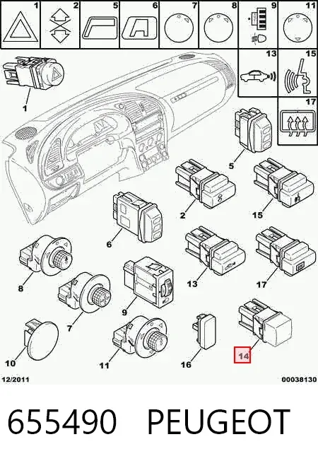  655490 Peugeot/Citroen
