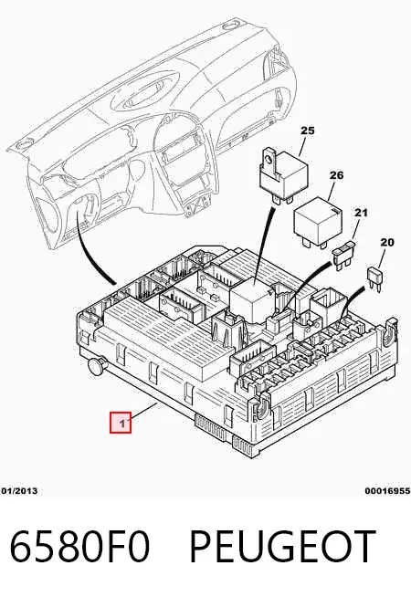 Unidade de conforto Citroen C5 I