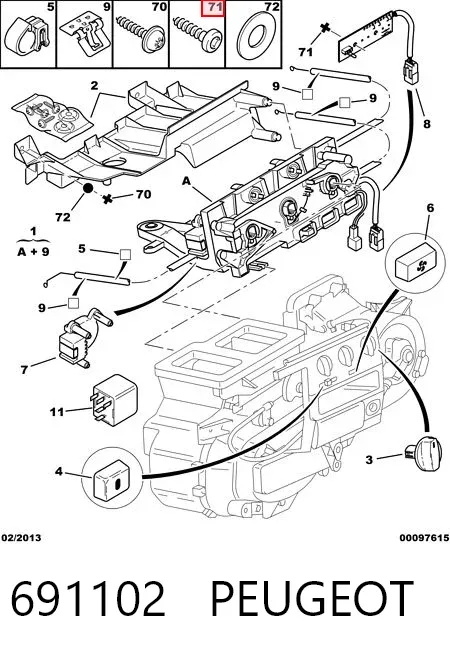  691102 Peugeot/Citroen