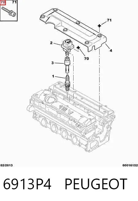  6913P4 Peugeot/Citroen
