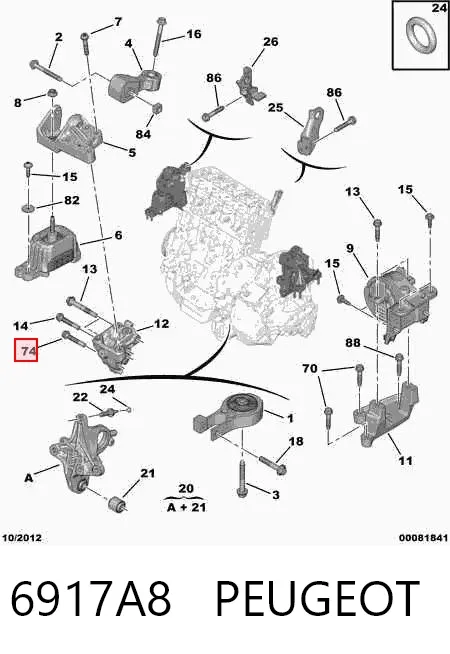  6917A8 Peugeot/Citroen