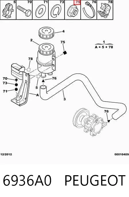  6936A0 Peugeot/Citroen