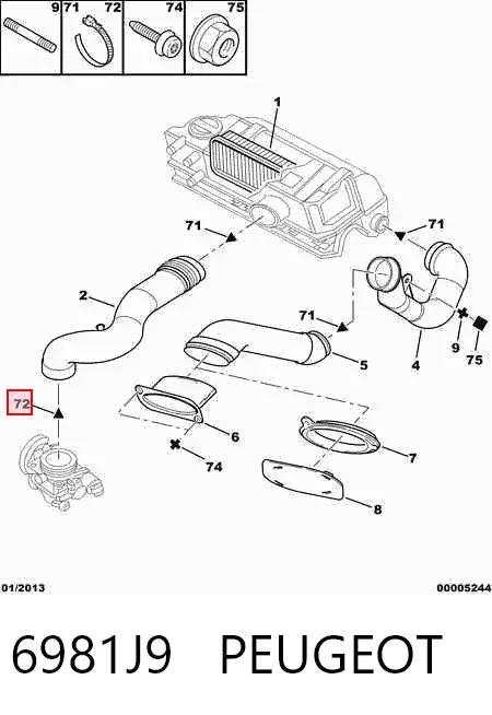  6981J9 Peugeot/Citroen