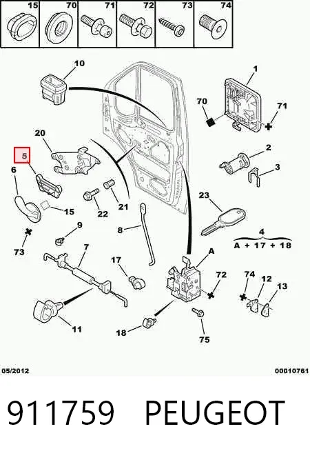  911759 Peugeot/Citroen