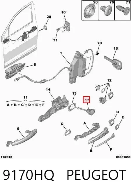  9170HQ Peugeot/Citroen