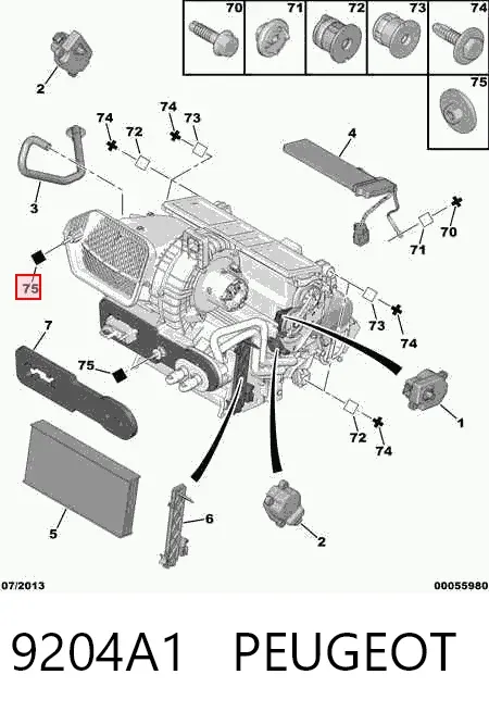  9204A1 Peugeot/Citroen