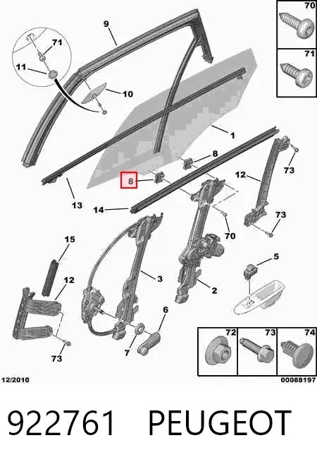  922761 Peugeot/Citroen