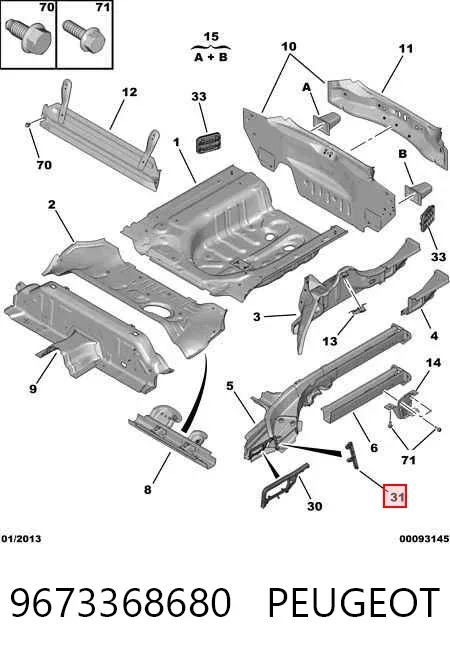  9673368680 Peugeot/Citroen