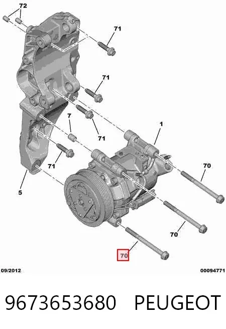  9673653680 Peugeot/Citroen