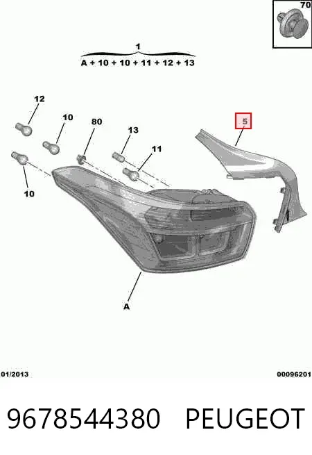  9678544380 Peugeot/Citroen