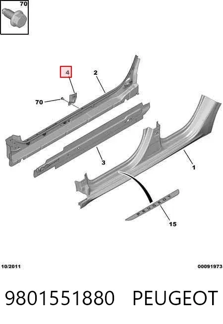  9801551880 Peugeot/Citroen
